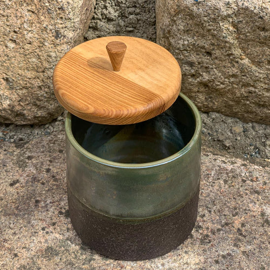 getöpfert handarbeit aufbewahrungsdose