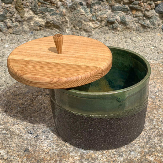 getöpfert handarbeit aufbewahrungsdose